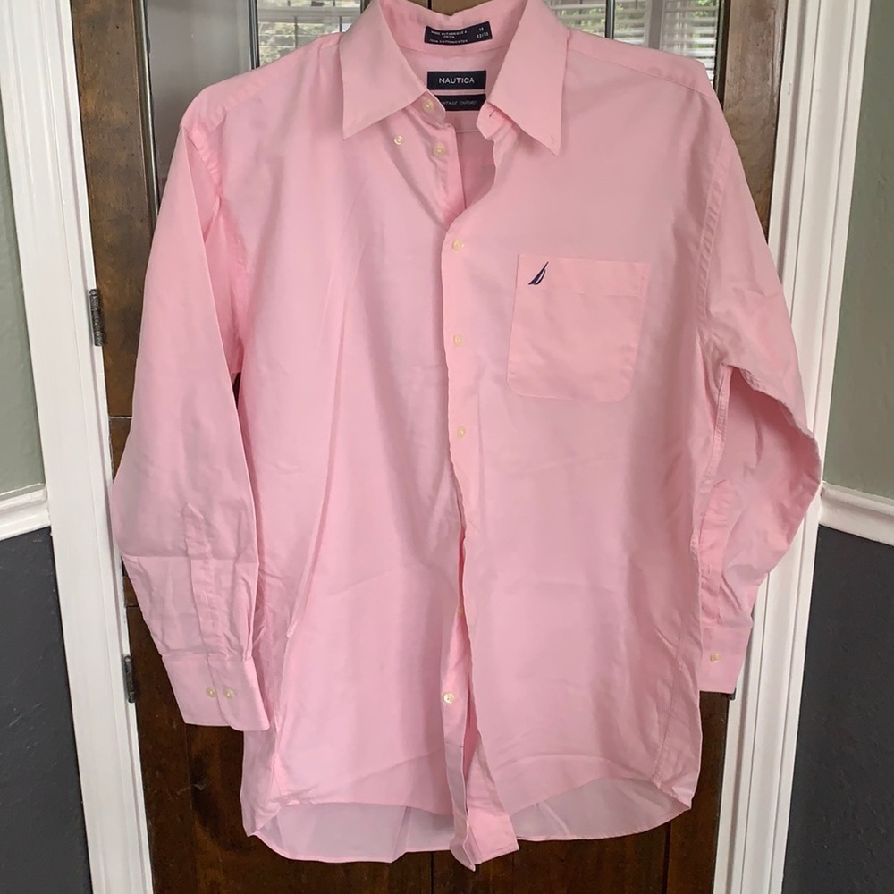 Nautical Men’s Long Sleeve Button Down